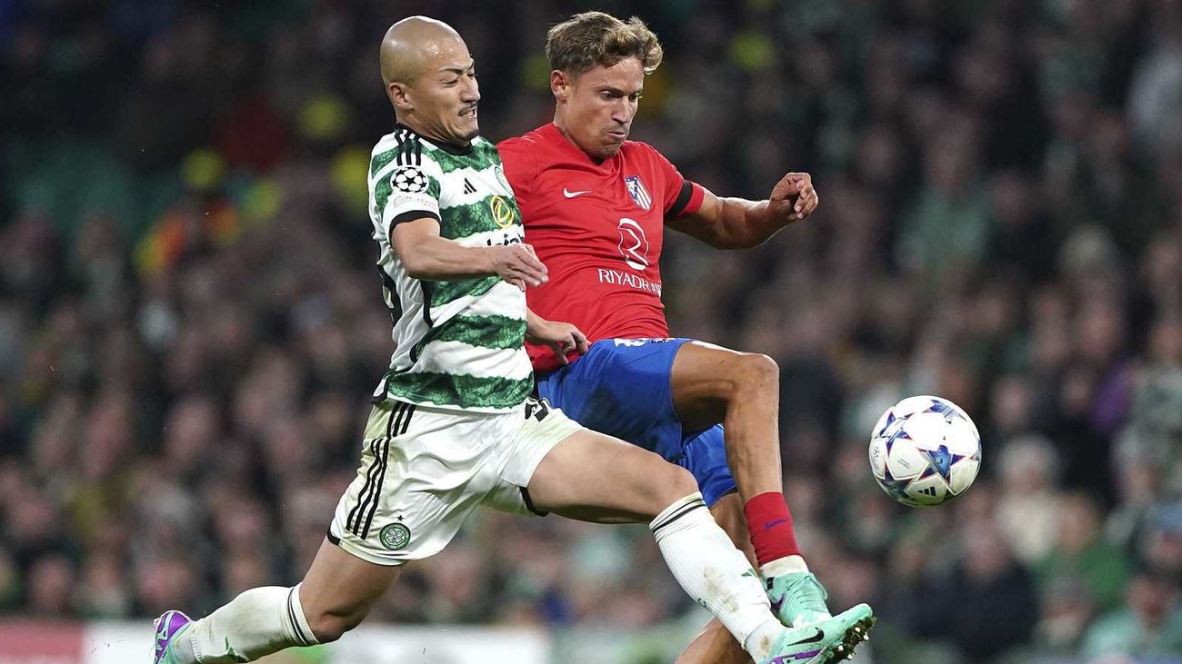 Marcos Llorente ante el Celtic