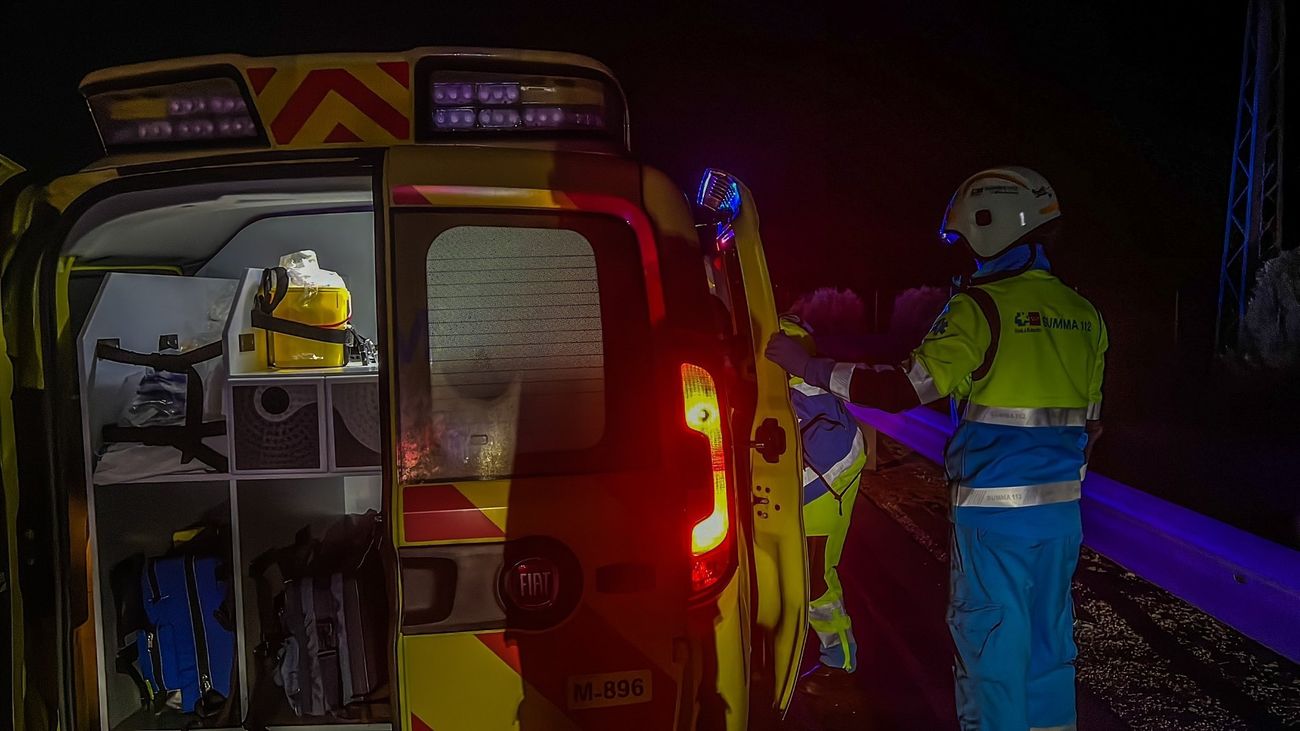 Muere tras ser atropellado mientras cambiaba un neumático en la A-3 en Perales de Tajuña