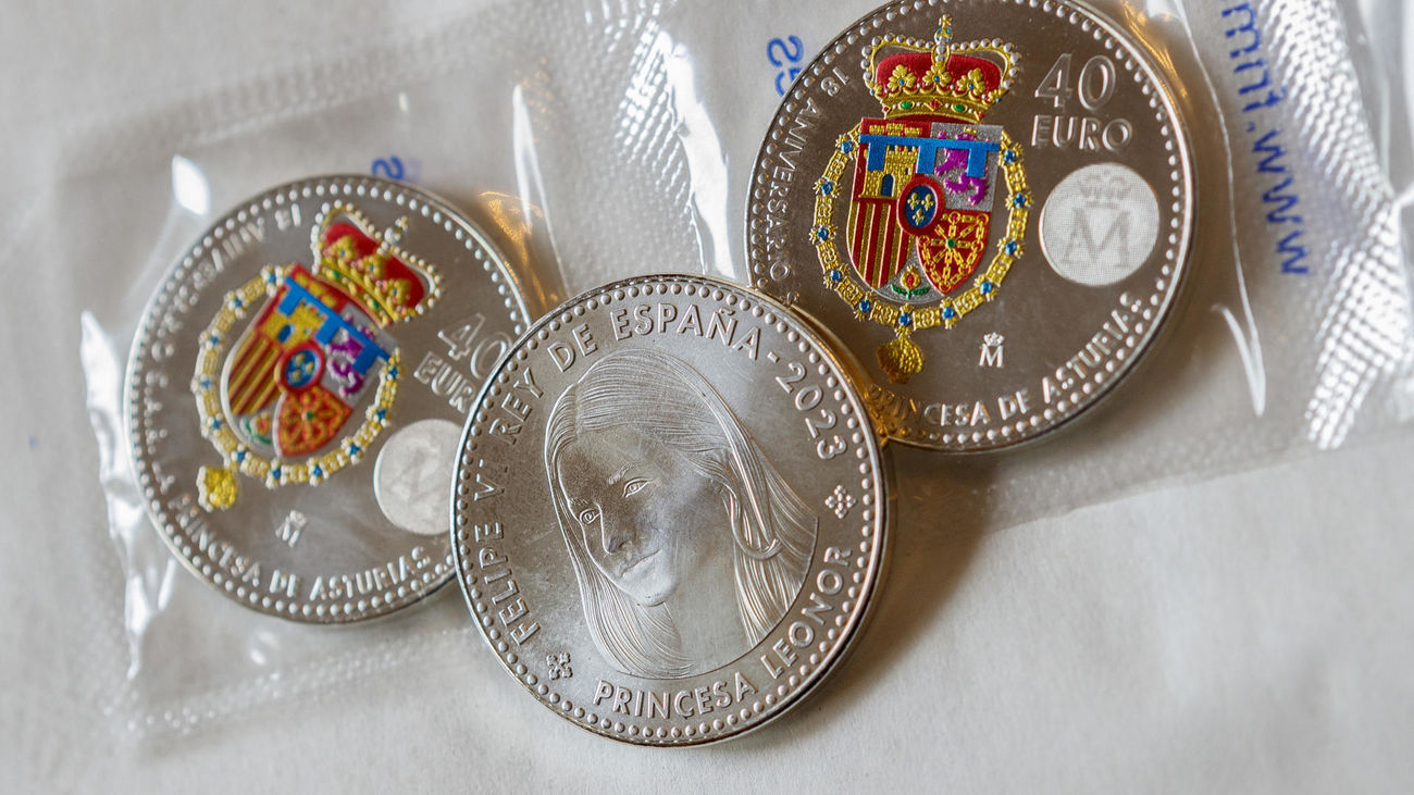 La moneda de plata de la Princesa Leonor causa furor