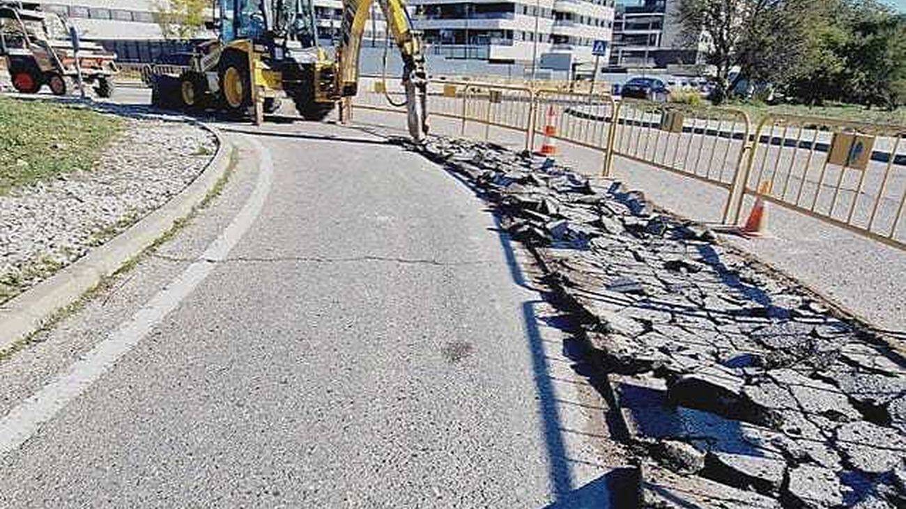 Levantamiento de una calzada en Alcalá de Henares