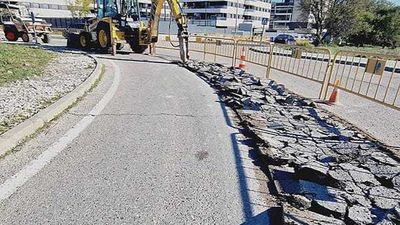 Trabajos de mejora en las calles de los barrios de El Olivar y Nueva Alcalá