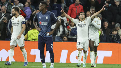 El Real Madrid golea 3-0 al Sporting de Braga y pone rumbo a los octavos de Champions