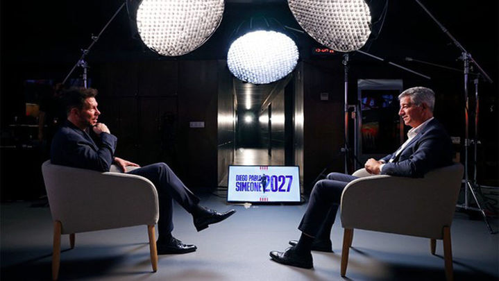 Simeone y Gil Marín / ATLETICO DE MADRID