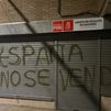 Denuncian pintadas en la sede del PSOE de Majadahonda