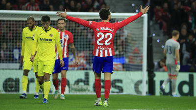 El Atlético de Madrid  remonta 3-1 al Villarreal