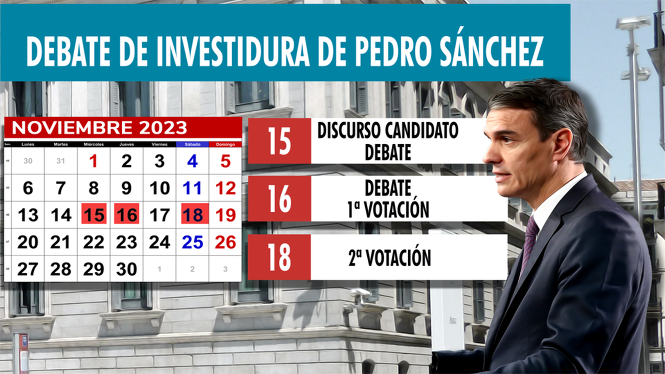 Armengol convoca el debate de investidura de Sánchez para los días 15 y 16 de noviembre