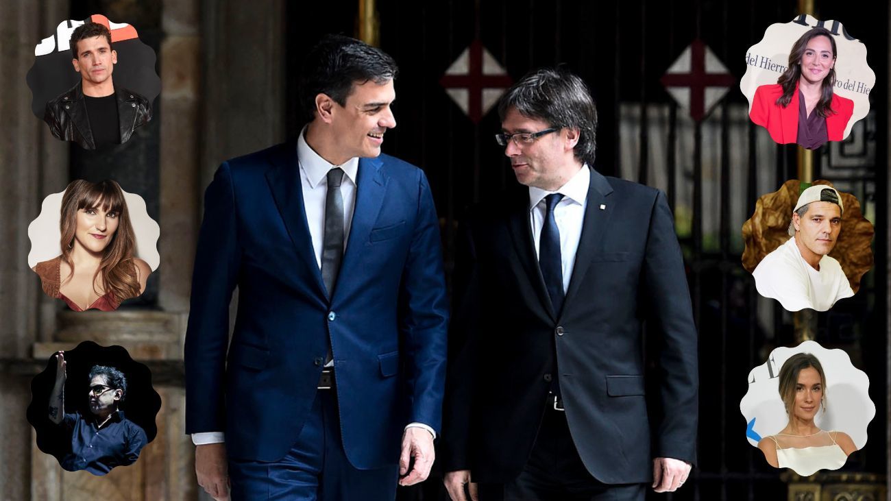Pedro Sánchez y Puigdemont