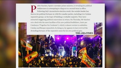 Gran impacto internacional de las manifestaciones convocadas por el PP contra la amnistía y sobre el "miedo" a que España "se desmorone"