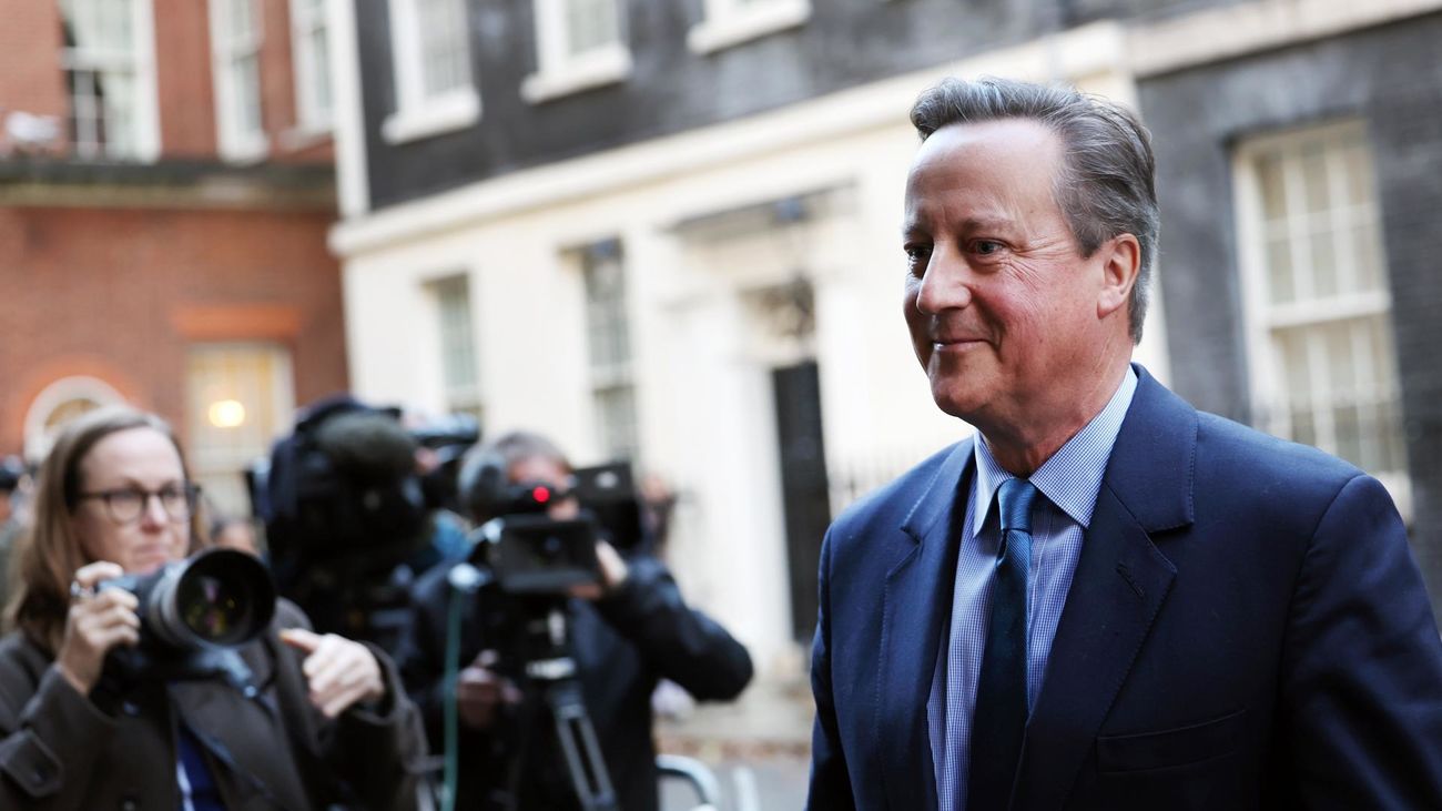 Cameron regresa al gobierno del Reino Unido como ministro de Exteriores de Rishi Sunak