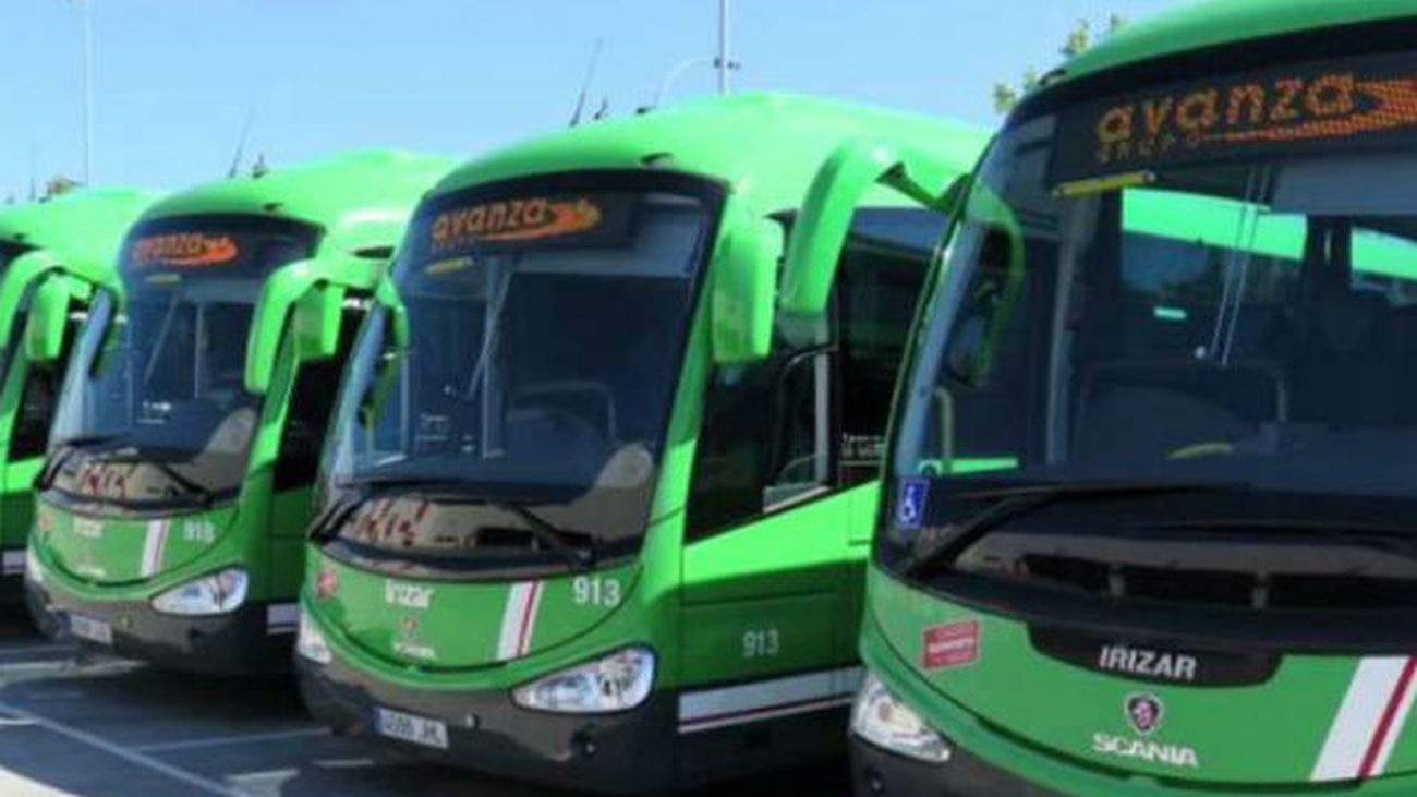 Autobuses de la empresa Avanza