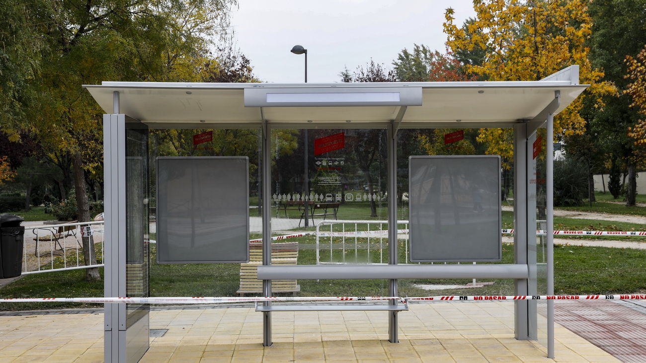 Una docena de nuevas marquesinas en las paradas de autobús de Getafe