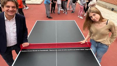 Ping pong para luchar contra el acoso escolar en Fuenlabrada