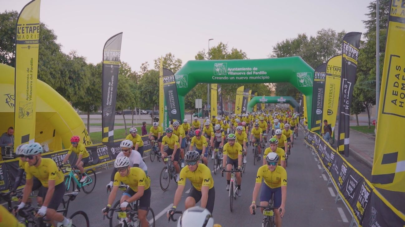 L’etape Madrid, la "etapa del tour" de Francia que celebra Villanueva del Pardillo