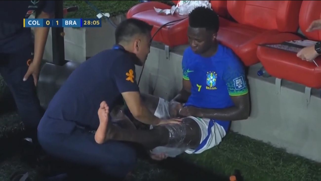 Vinícius sufre una rotura en el bíceps femoral y estará al menos 2 meses de baja