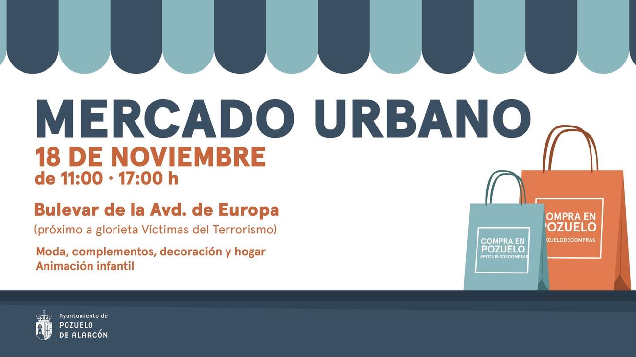 La Avenida de Europa de Pozuelo se transforma en un mercadillo