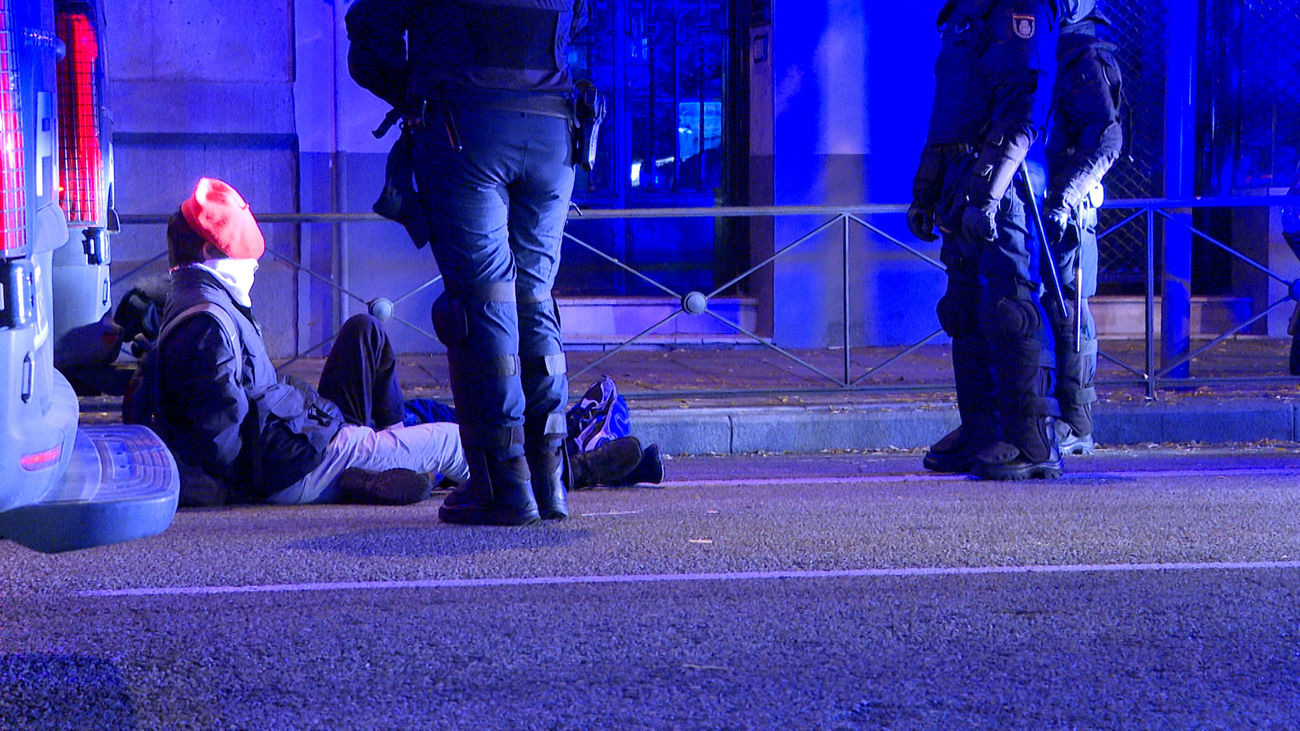 Detenido el líder de Democracia Nacional en Madrid por los disturbios en Ferraz