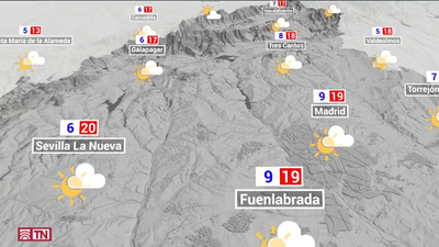 El tiempo en Madrid este lunes: sol, alguna lluvia débil en la sierra y mercurios más bajos