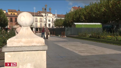 Alcalá excava en plena Plaza de Cervantes para buscar un refugio antiaéreo