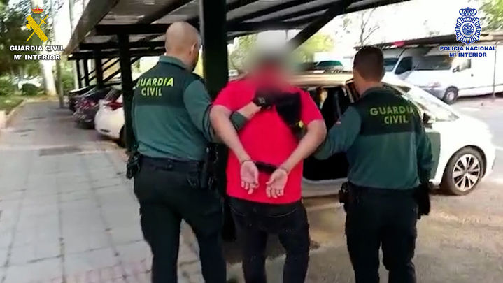 Imagen de uno de los detenidos / POLICÍA NACIONAL / GUARDIA CIVIL