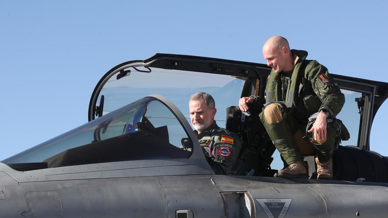 El Rey visita la Base Aérea de Albacete