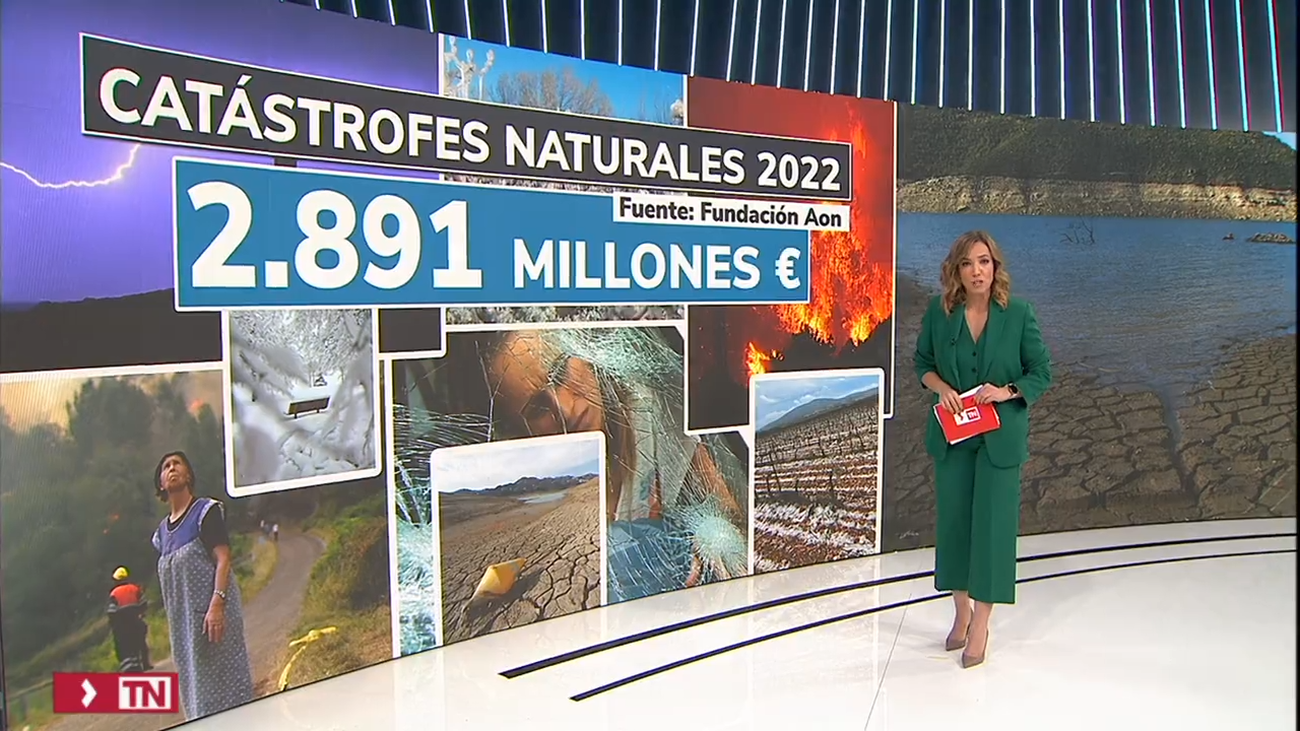 Las catástrofes naturales en España costaron el año pasado casi 2.900 millones