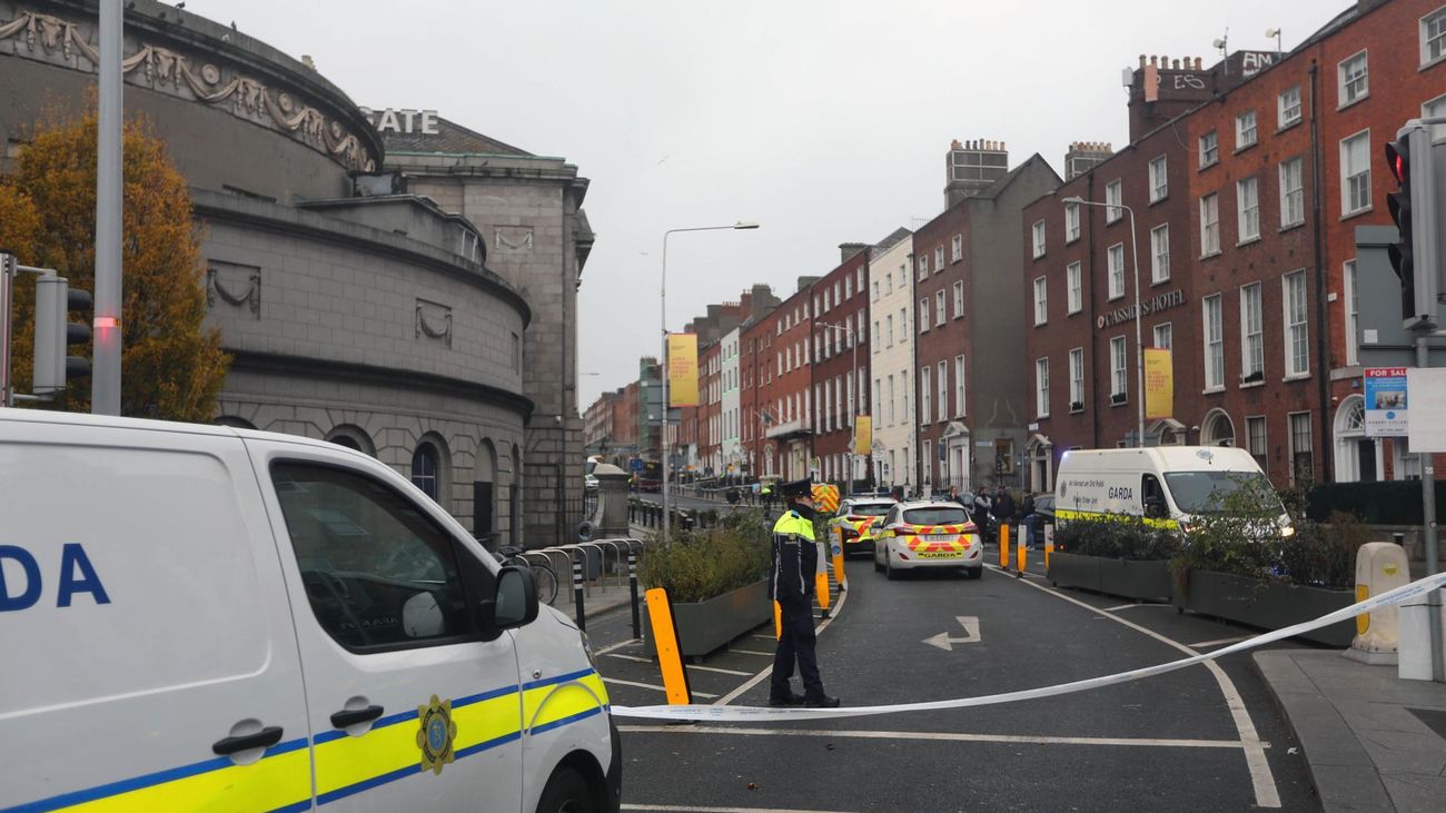 Parnell Street East, en Dublín, lugar del incidente