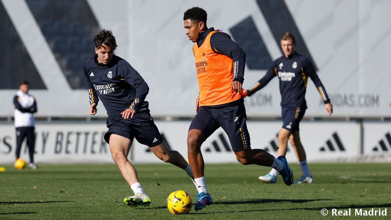 Rodrygo está bien y jugará frente al Cádiz, al igual que Bellingham y Ceballos