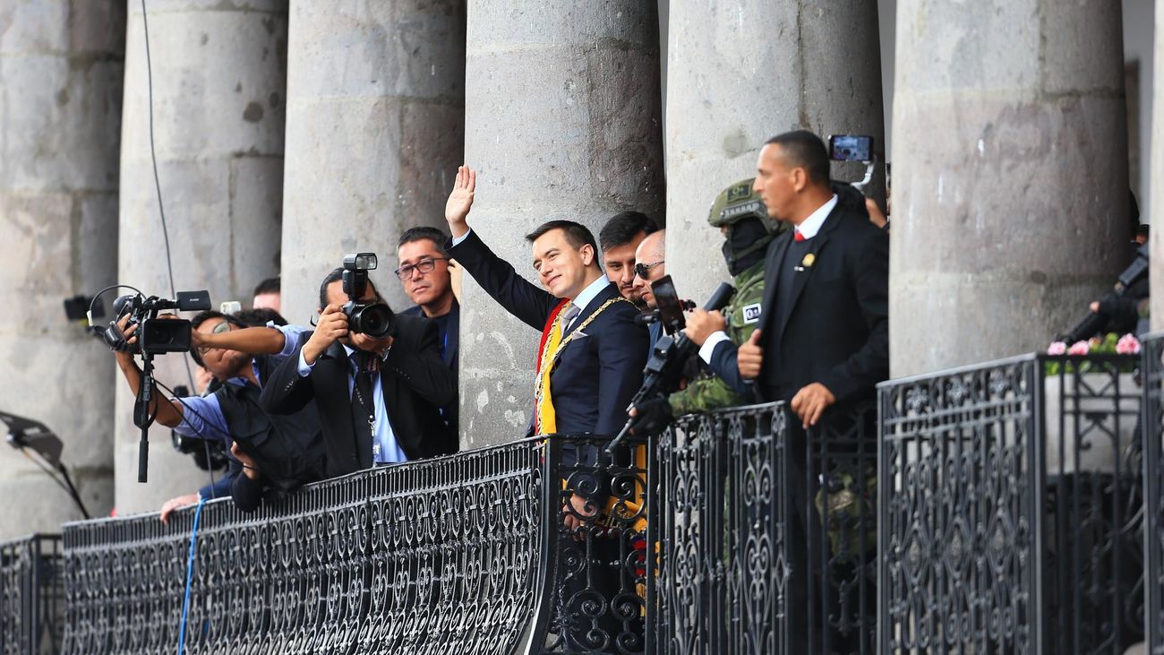Noboa inicia su mandato presidencial en Ecuador