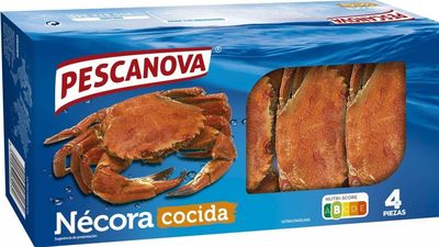Consumo alerta de presencia de salmonella en un lote de nécoras cocidas de Pescanova