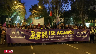 El movimiento feminista sale de nuevo dividido a las calles contra la violencia machista