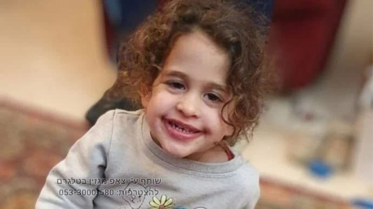 Abigail, la niña de 4 años liberada por Hamás que vio cómo mataban a sus padres