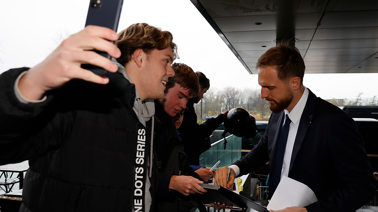 El Atlético de Madrid, en Rotterdam con toda la plantilla menos Lemar
