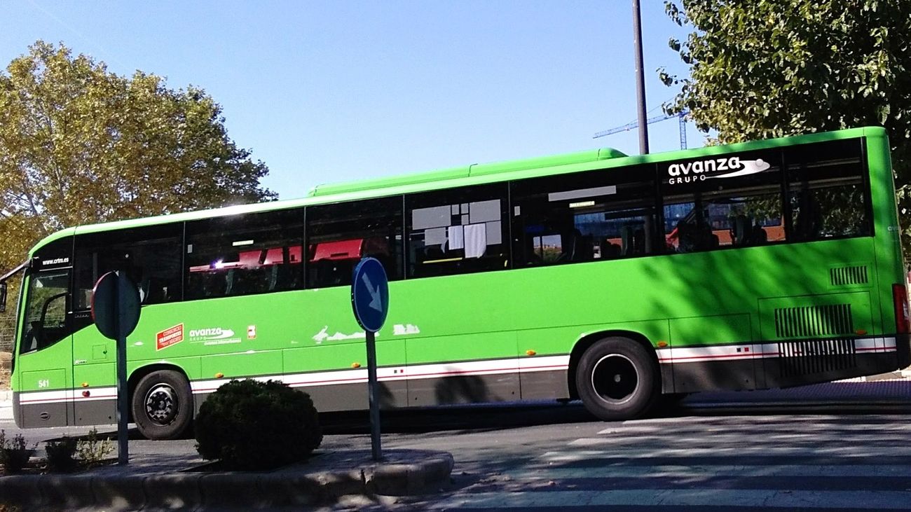 Autobús del Grupo Avanza
