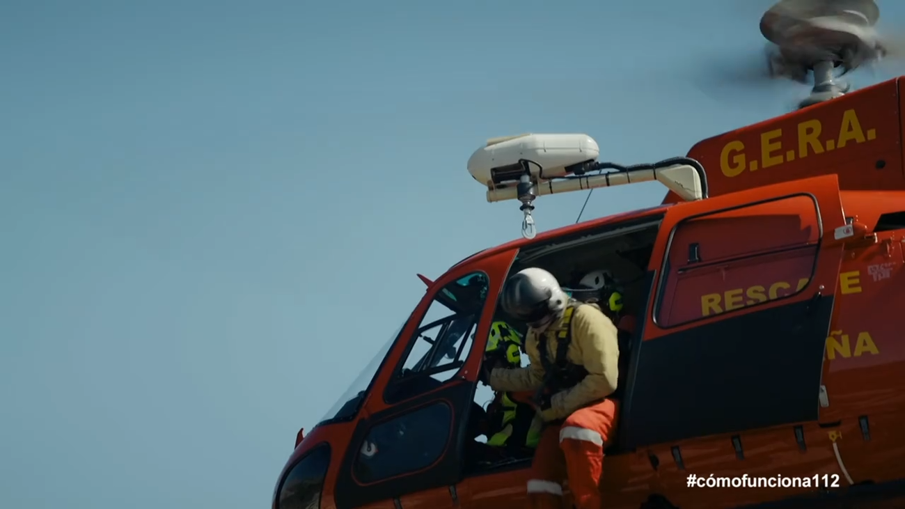 Asistimos a un rescate en la sierra de Madrid