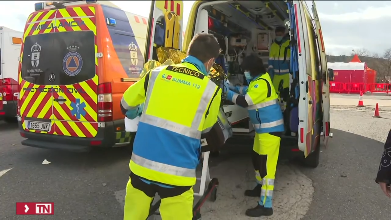 El simulacro de la rotura de la presa de Navacerrada moviliza a todos los servicios de emergencias de Madrid