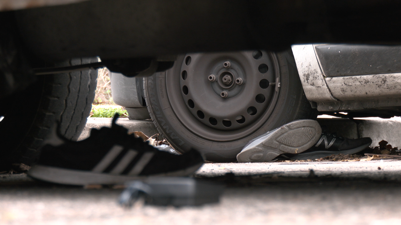 'Asentamiento chabolista' de furgonetas en el barrio de la Concepción