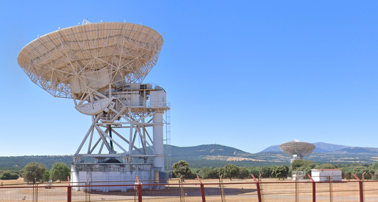 La antigua estación de comunicaciones satelitales de Buitrago del Lozoya / GSV