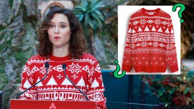¿Sabes de dónde es el jersey navideño de Ayuso?