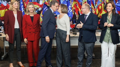 Feijóo elige a Macarena Montesinos y Javier Arenas como secretarios  del PP en el Congreso y el Senado