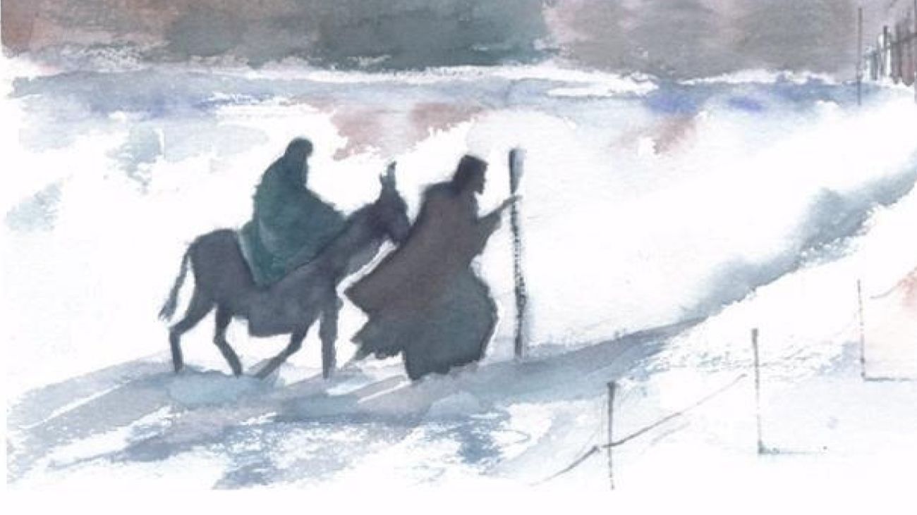 Postal navideña ganadora en el concurso de Majadahonda de 2022