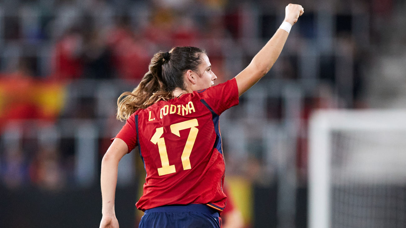 Laia Codina, jugadora de la selección femenina de fútbol