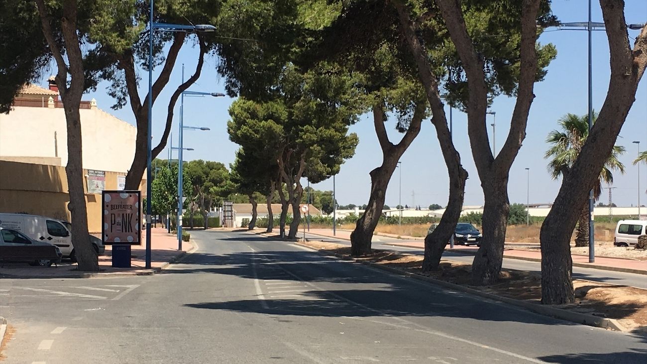 Imagen de archivo de la carretera de la pedanía de Sucina, Murcia