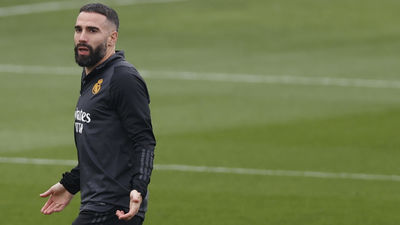 Carvajal, un mes de baja por una lesión en el sóleo de la pierna izquierda