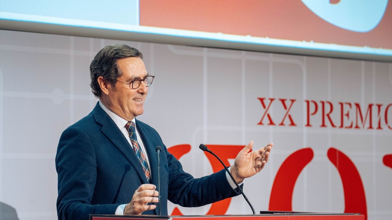 El presidente de la CEOE, Antonio Garamendi