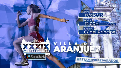 Más de 5.000 corredores participarán en la Carrera Popular Villa de Aranjuez