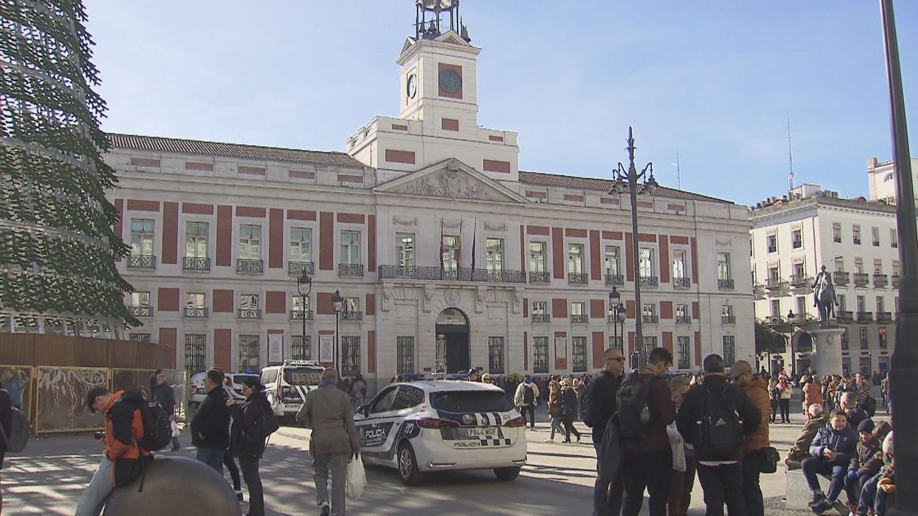 Reyerta en la Puerta del Sol con un apuñalado y tres menores detenidos