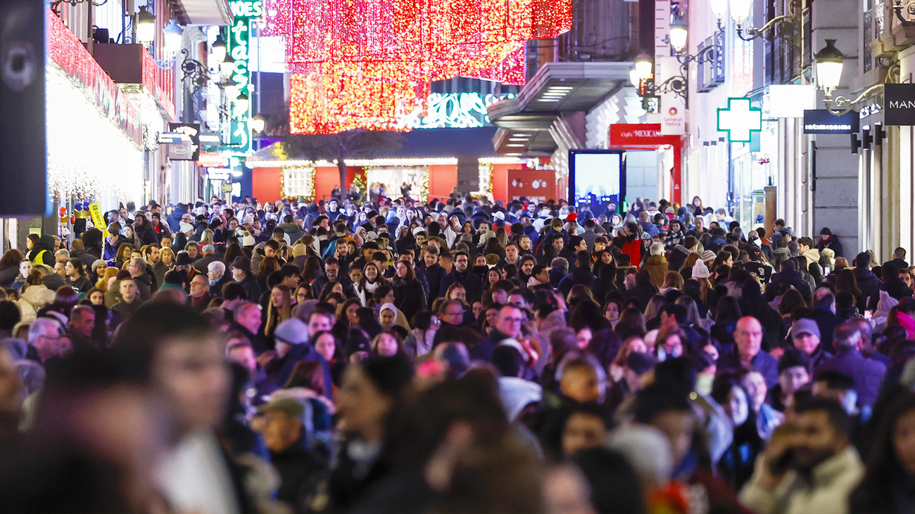 Madrid, centro del ambiente navideño y de las compras
