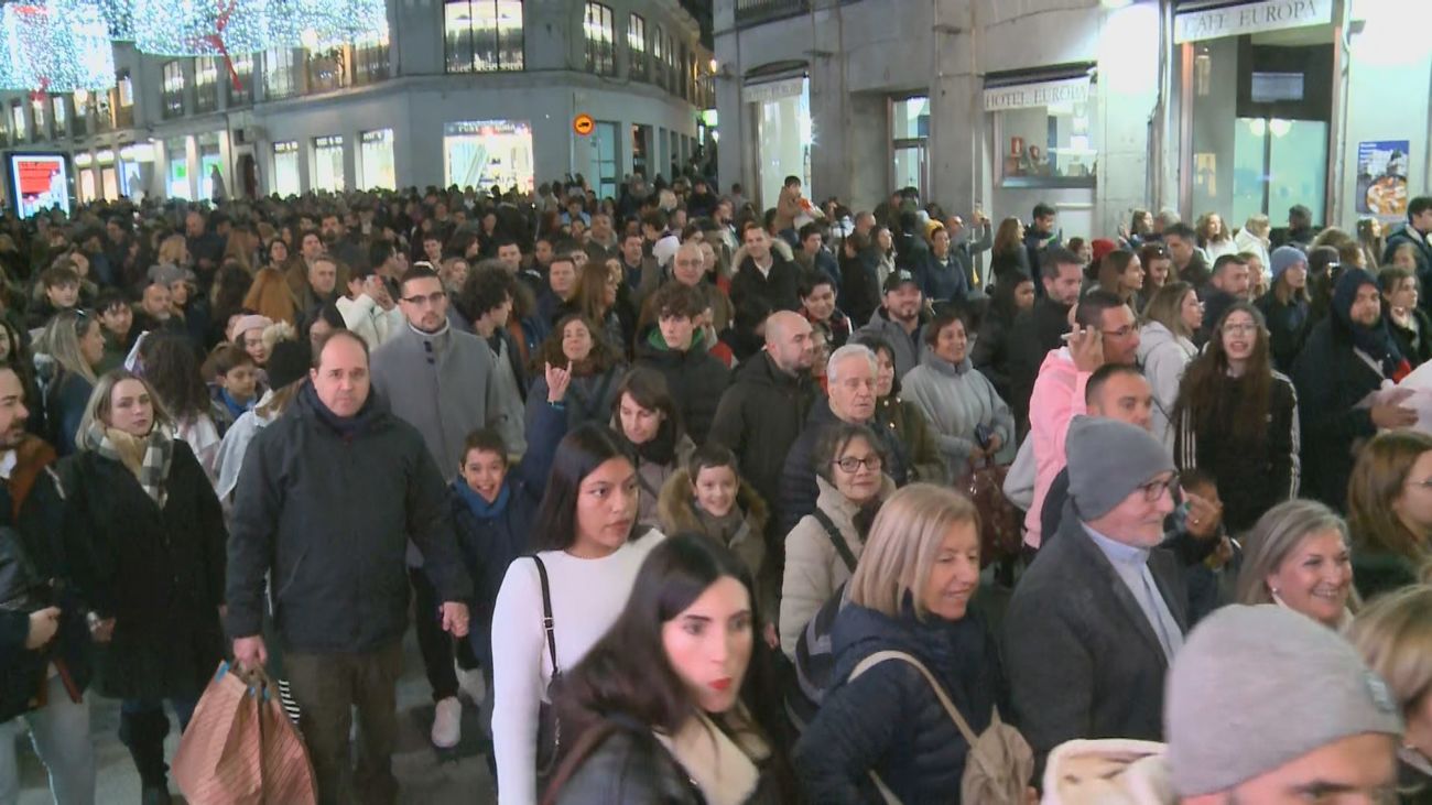 El centro de Madrid, abarrotado de turistas