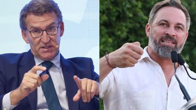 Feijóo acusa a Abascal de seguir el juego a Sánchez al decir que el pueblo querrá colgarle