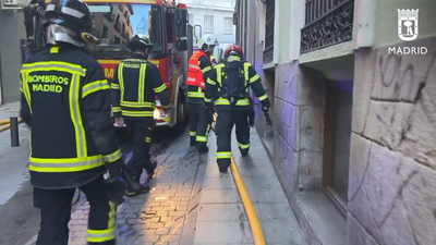 Incendio en un restaurante del centro de Madrid